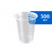 Стакан ПЭТ 300 мл прозр (50 шт)