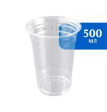Стакан ПЭТ 500 мл прозр (50 шт)