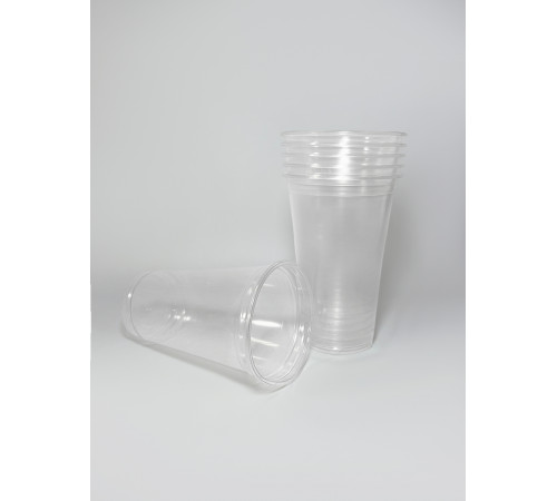 Стакан ПЭТ 500 мл прозр (50 шт)