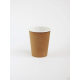Стакан бумажный 350-400 мл крафт 1-слой D90 (50 шт)