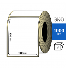 Термоэтикетка ЭКО 100x120 мм (1000шт) Eco