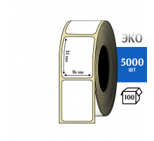 Термоэтикетка ЭКО 16x35 мм (5000шт) Eco