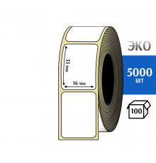 Термоэтикетка ЭКО 16x35 мм (5000шт) Eco