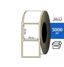 Термоэтикетка ЭКО 24x24 мм (5000шт) Eco