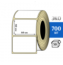 Термоэтикетка ЭКО 60x40 мм (700шт) Eco