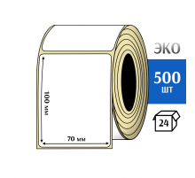 Термоэтикетка ЭКО 70x100 мм (500шт) Eco