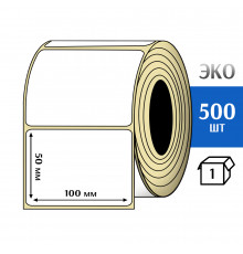 Термоэтикетка ЭКО 100x50 мм (500шт) Eco