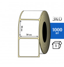 Термоэтикетка ЭКО 30x30 мм (1000шт) Eco