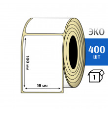 Термоэтикетка ЭКО 58x100 мм (400шт) Eco