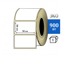 Термоэтикетка ЭКО 58x30 мм (900шт) Eco