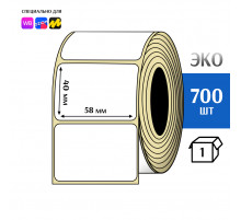 Термоэтикетка ЭКО 58x40 мм (700шт) Eco
