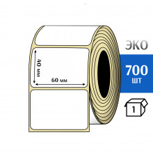 Термоэтикетка ЭКО 60x40 мм (700шт) Eco
