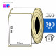 Термоэтикетка ЭКО 75x120 мм (300шт) Eco