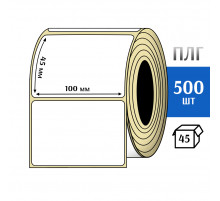 Термотрансферная этикетка ПЛГ 100х45 (500) COAT