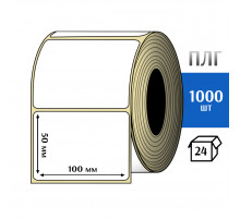 Термотрансферная этикетка ПЛГ 100х50 (1000) COAT