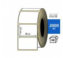 Термотрансферная этикетка ПЛГ 38х25 (2000) COAT