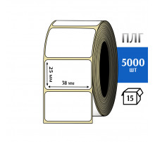 Термотрансферная этикетка ПЛГ 38х25 (5000) COAT 76 втулка