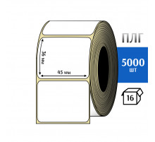 Термотрансферная этикетка ПЛГ 45х36 (5000) COAT