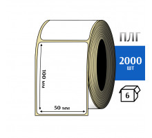 Термотрансферная этикетка ПЛГ 50х100 (2000) COAT 76 втулка