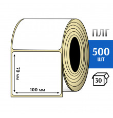 Термотрансферная этикетка ПЛГ 100х70 (500) COAT