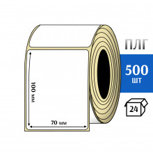 Термотрансферная этикетка ПЛГ 70х100 (500) COAT