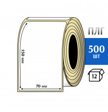 Термотрансферная этикетка ПЛГ 70х150 (500) COAT