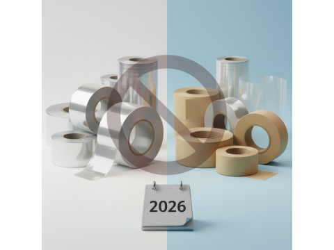 Запрет полимерных лент и переход на бумажный скотч: сравнение характеристик и ROI
