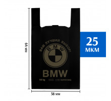 Пакет-майка 38х64 см BMW (100 шт)