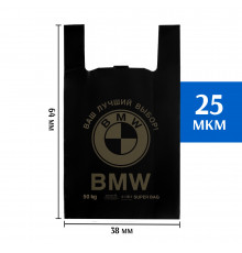 Пакет-майка 38х64 см BMW (100 шт)