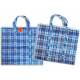 Сумка хозяйственная клетчатая 60х50х30 см