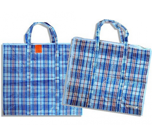 Сумка хозяйственная клетчатая 80х60х30 см