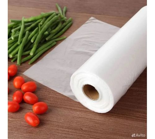 Пакет фасовочный на втулке ПНД 25х40 см 8 мкм 500 шт