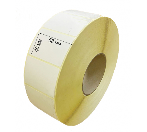 Термоэтикетка ЭКО 58x40 мм (3000шт) Eco