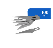 Лезвие для макетных ножей опт, 100 шт