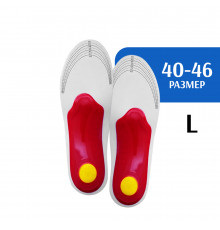 Ортопедические каркасные стельки при плоскостопии и усталости ног (размер: 40-46)